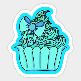 Galactic Cupcake Sticker